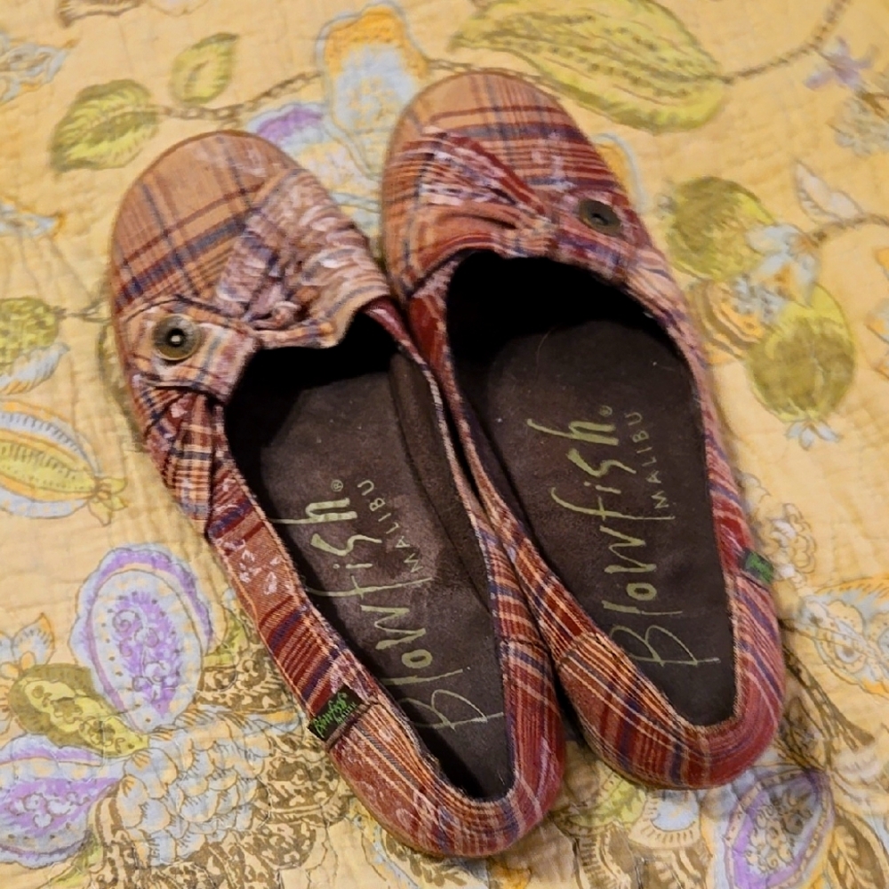 Blowfish Malibu Plaid Flats